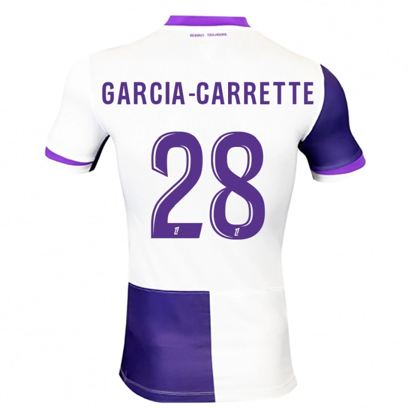 Danxen Damen Hortense Garcia-Carrette #28 Lila Weiß Heimtrikot Trikot 2025/26 T-Shirt Österreich