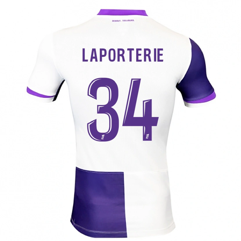 Danxen Damen Ambre Laporterie #34 Lila Weiß Heimtrikot Trikot 2025/26 T-Shirt Österreich