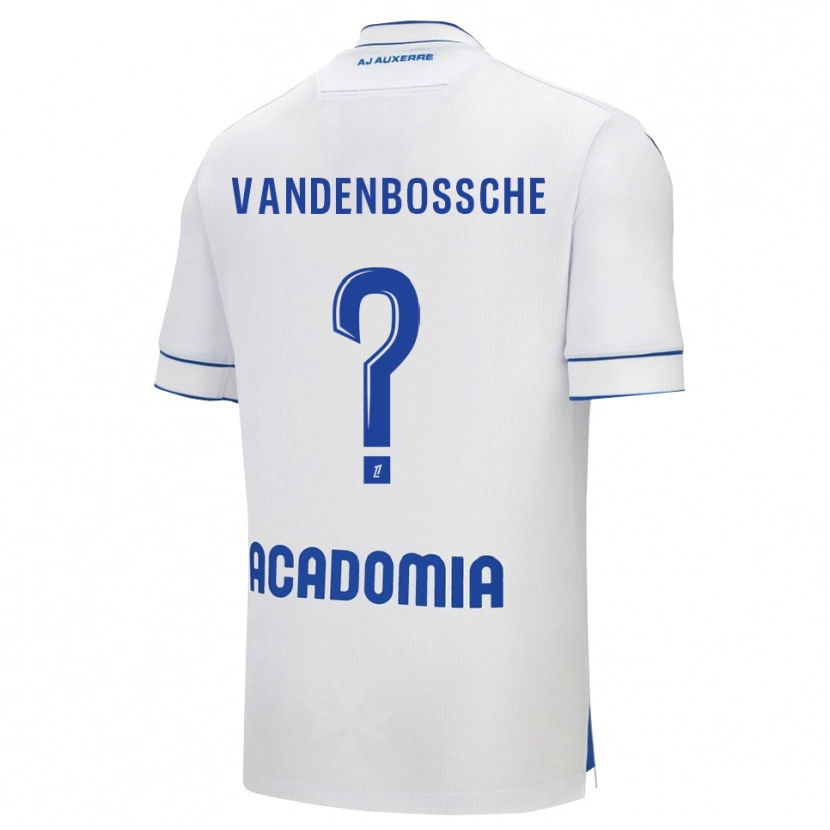 Danxen Damen Louka Vandenbossche #0 Weiß Blau Heimtrikot Trikot 2025/26 T-Shirt Österreich