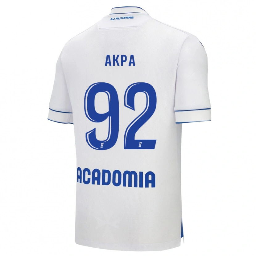 Danxen Damen Clément Akpa #92 Weiß Blau Heimtrikot Trikot 2025/26 T-Shirt Österreich
