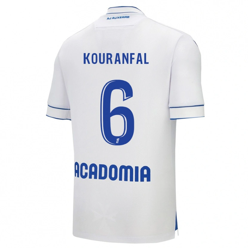 Danxen Damen Chamsedin Kouranfal #6 Weiß Blau Heimtrikot Trikot 2025/26 T-Shirt Österreich