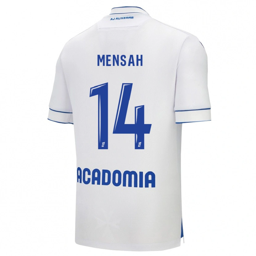 Danxen Damen Gideon Mensah #14 Weiß Blau Heimtrikot Trikot 2025/26 T-Shirt Österreich