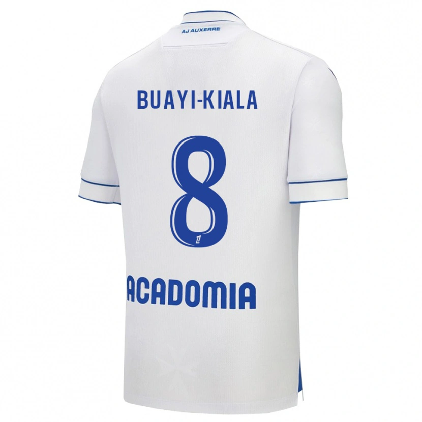 Danxen Damen Nathan Buayi-Kiala #8 Weiß Blau Heimtrikot Trikot 2025/26 T-Shirt Österreich
