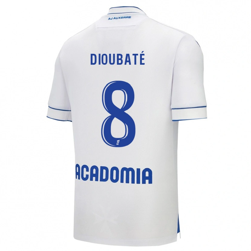 Danxen Damen Lamfia Dioubaté #8 Weiß Blau Heimtrikot Trikot 2025/26 T-Shirt Österreich