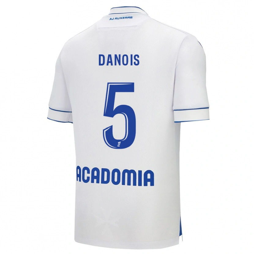 Danxen Damen Kévin Danois #5 Weiß Blau Heimtrikot Trikot 2025/26 T-Shirt Österreich