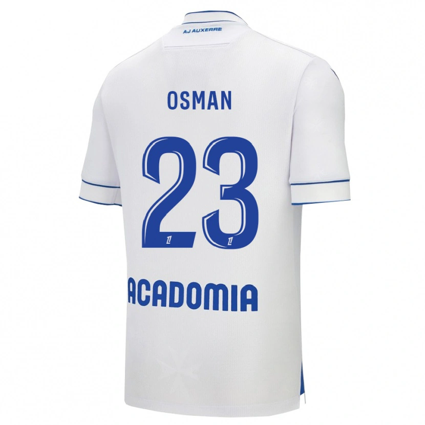 Danxen Damen Ibrahim Osman #23 Weiß Blau Heimtrikot Trikot 2025/26 T-Shirt Österreich