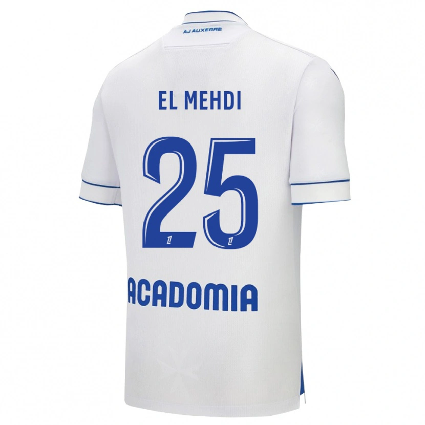 Danxen Damen Chihab El Mehdi #25 Weiß Blau Heimtrikot Trikot 2025/26 T-Shirt Österreich