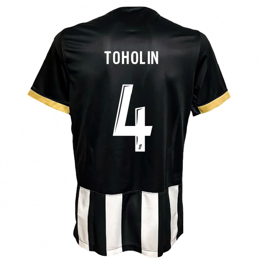 Danxen Damen Abdine Toholin #4 Schwarz Weiß Heimtrikot Trikot 2025/26 T-Shirt Österreich