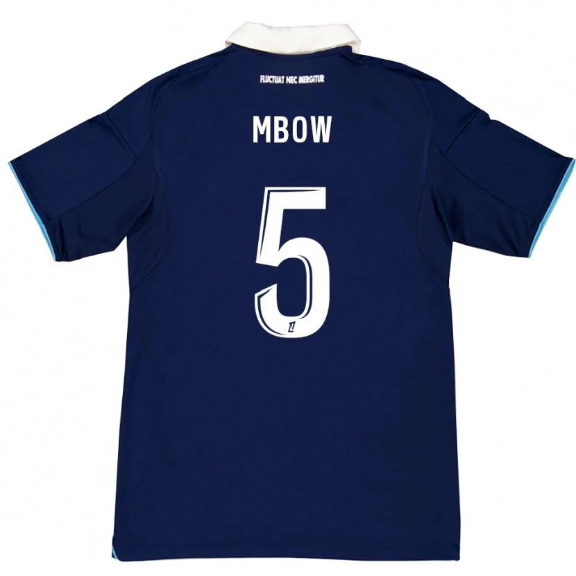 Danxen Damen Moustapha Mbow #5 Dunkelblau Weiß Heimtrikot Trikot 2025/26 T-Shirt Österreich