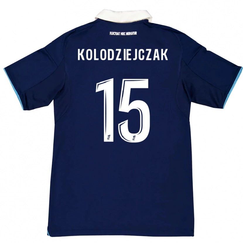 Danxen Damen Timothée Kolodziejczak #15 Dunkelblau Weiß Heimtrikot Trikot 2025/26 T-Shirt Österreich