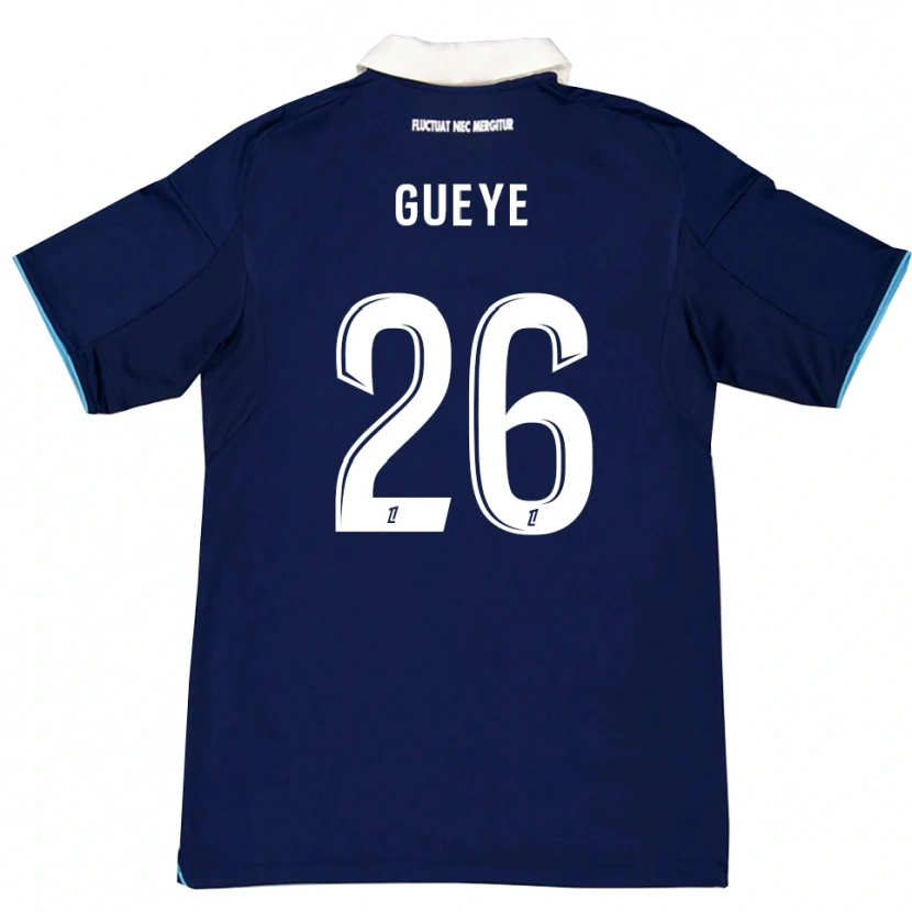 Danxen Damen Lamine Gueye #26 Dunkelblau Weiß Heimtrikot Trikot 2025/26 T-Shirt Österreich