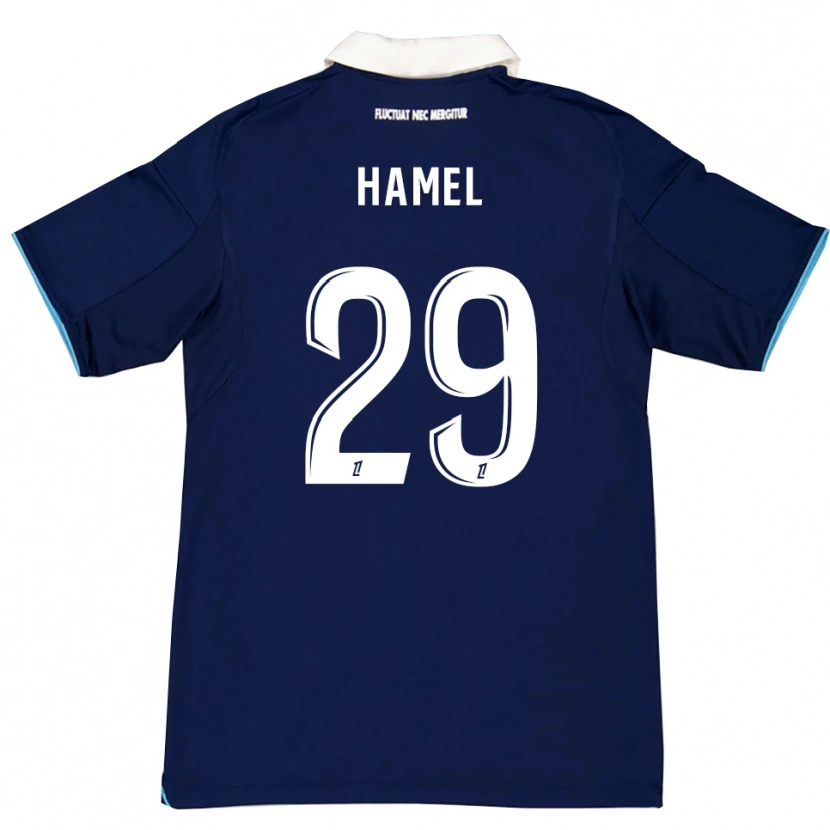 Danxen Damen Pierre-Yves Hamel #29 Dunkelblau Weiß Heimtrikot Trikot 2025/26 T-Shirt Österreich