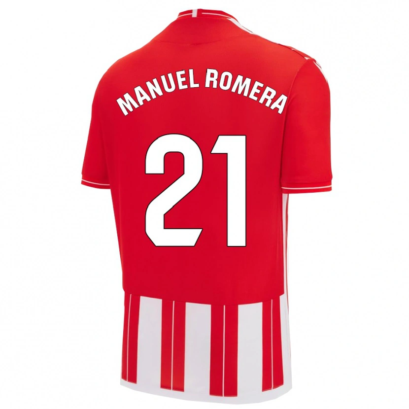 Danxen Damen José Manuel Romera #21 Rot Weiß Heimtrikot Trikot 2025/26 T-Shirt Österreich