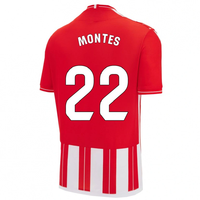 Danxen Damen César Montes #22 Rot Weiß Heimtrikot Trikot 2025/26 T-Shirt Österreich