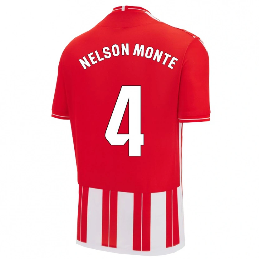Danxen Damen Nélson Monte #4 Rot Weiß Heimtrikot Trikot 2025/26 T-Shirt Österreich