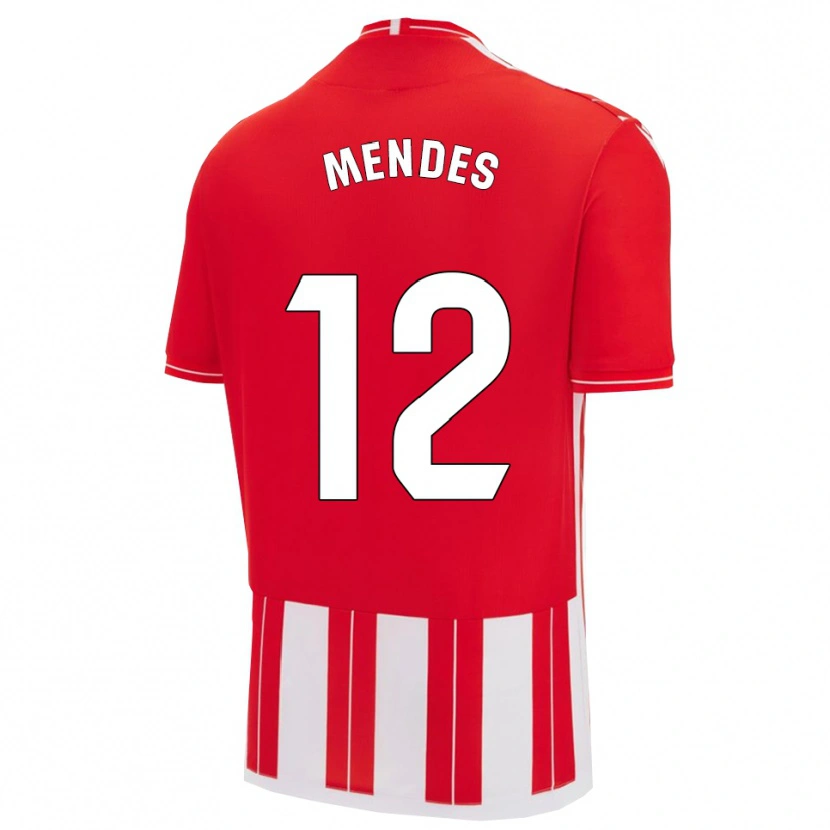 Danxen Damen Alex Mendes #12 Rot Weiß Heimtrikot Trikot 2025/26 T-Shirt Österreich