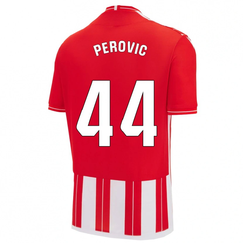 Danxen Damen Marko Perovic #44 Rot Weiß Heimtrikot Trikot 2025/26 T-Shirt Österreich