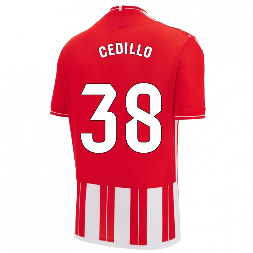 Danxen Damen Pedro Cedillo #38 Rot Weiß Heimtrikot Trikot 2025/26 T-Shirt Österreich