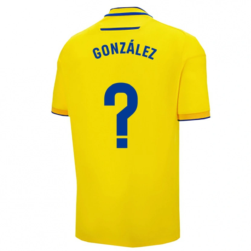 Danxen Damen Guille González #0 Gelb Marine Heimtrikot Trikot 2025/26 T-Shirt Österreich