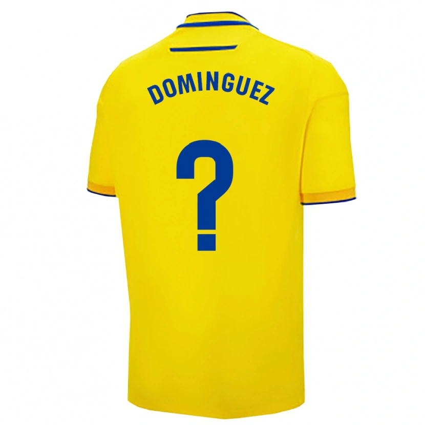 Danxen Damen Rubén Domínguez #0 Gelb Marine Heimtrikot Trikot 2025/26 T-Shirt Österreich