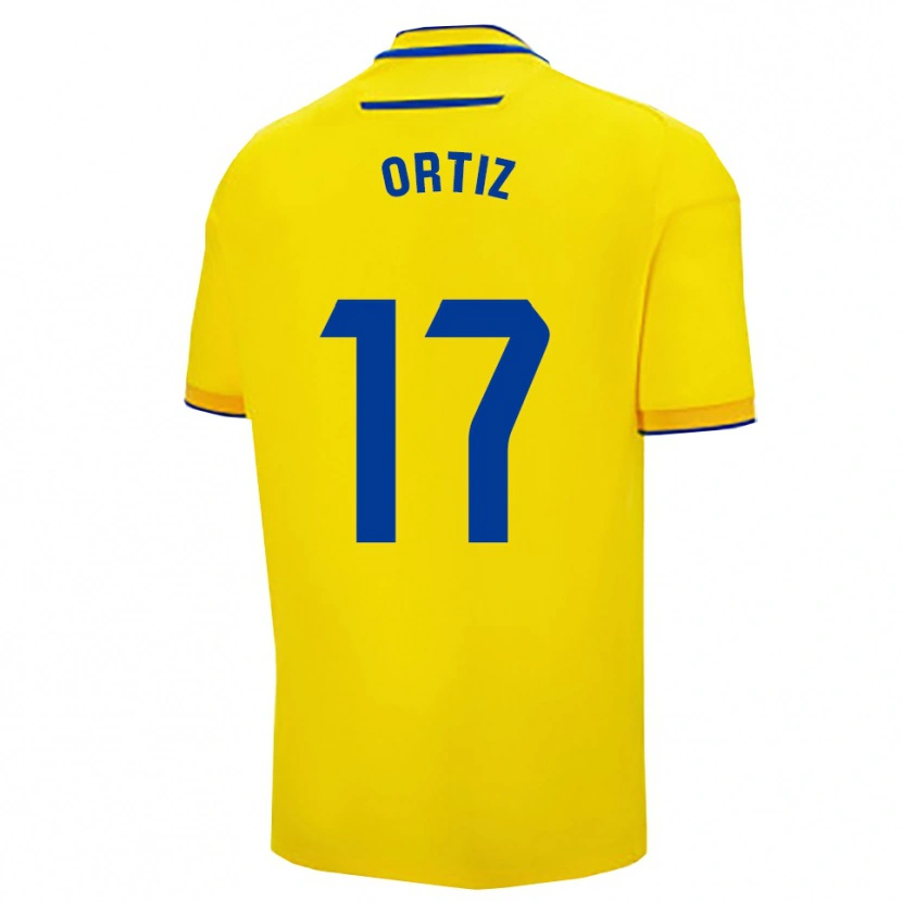 Danxen Damen Pablo Ortiz #17 Gelb Marine Heimtrikot Trikot 2025/26 T-Shirt Österreich