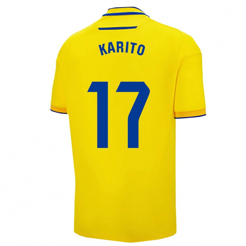 Danxen Damen Carolina De Los Santos Mellado #17 Gelb Marine Heimtrikot Trikot 2025/26 T-Shirt Österreich