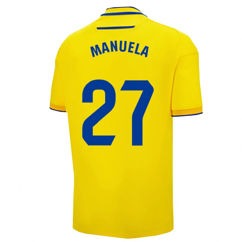 Danxen Damen Manuela Carrasco García #27 Gelb Marine Heimtrikot Trikot 2025/26 T-Shirt Österreich