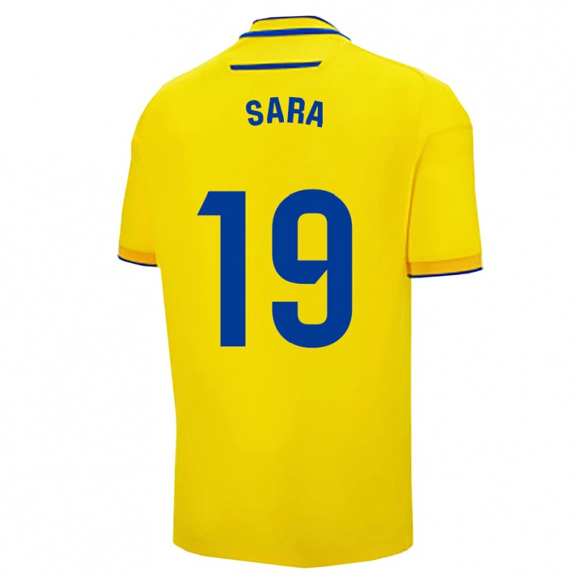 Danxen Damen Sara Sánchez García #19 Gelb Marine Heimtrikot Trikot 2025/26 T-Shirt Österreich
