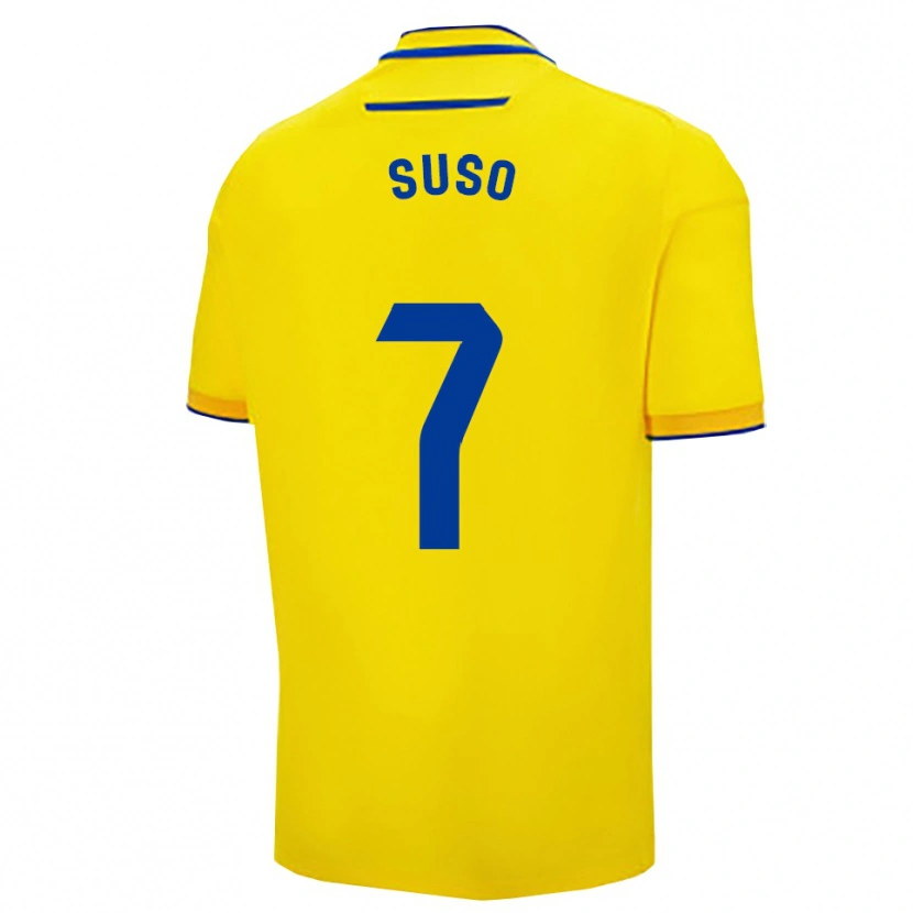 Danxen Damen Suso #7 Gelb Marine Heimtrikot Trikot 2025/26 T-Shirt Österreich