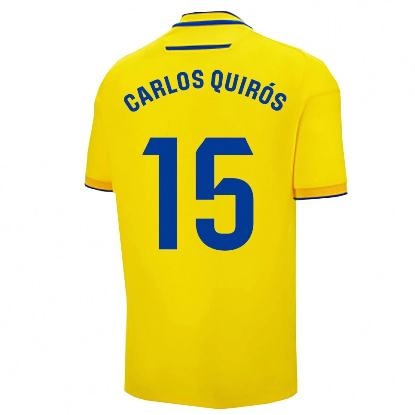 Danxen Damen Juan Carlos Quirós #15 Gelb Marine Heimtrikot Trikot 2025/26 T-Shirt Österreich