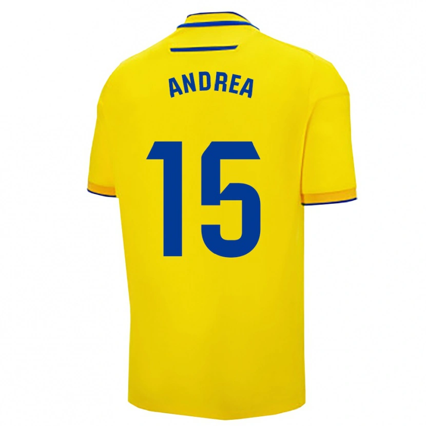 Danxen Damen Andrea Sánchez Moreno #15 Gelb Marine Heimtrikot Trikot 2025/26 T-Shirt Österreich