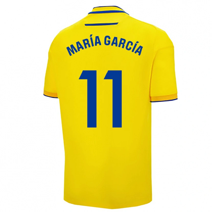 Danxen Damen María García Villega #11 Gelb Marine Heimtrikot Trikot 2025/26 T-Shirt Österreich