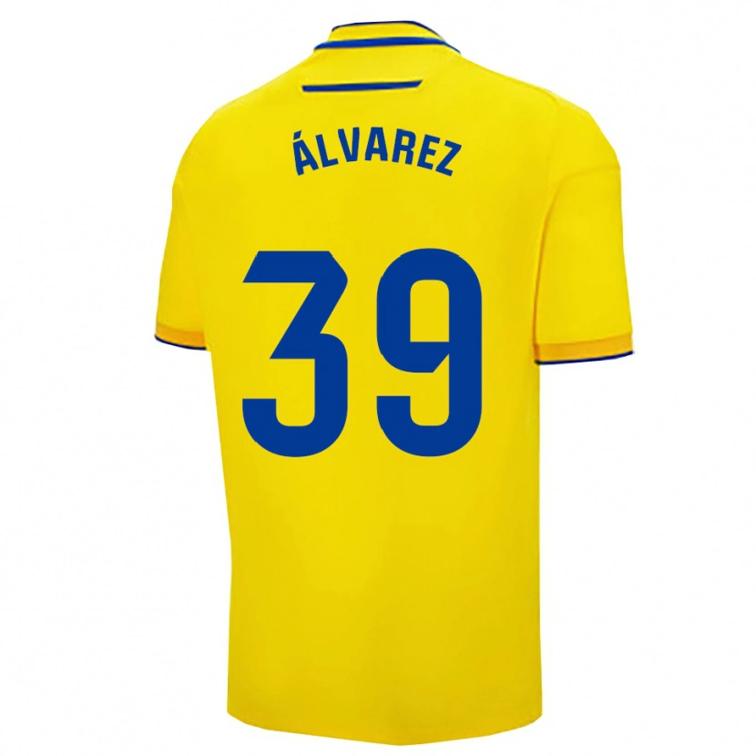 Danxen Damen Ismael Álvarez #39 Gelb Marine Heimtrikot Trikot 2025/26 T-Shirt Österreich