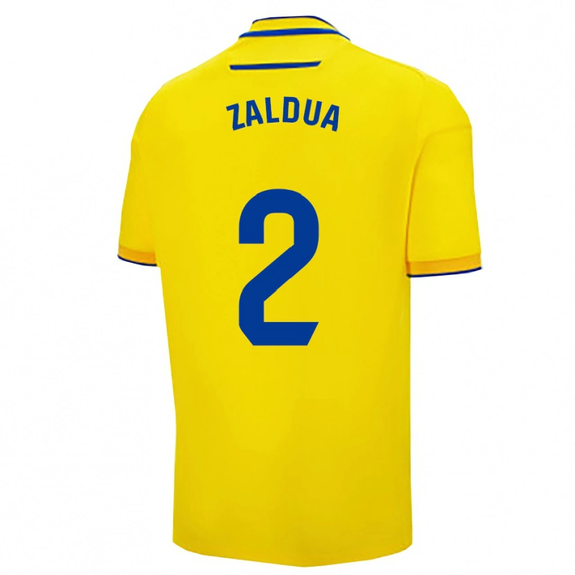 Danxen Damen Joseba Zaldua #2 Gelb Marine Heimtrikot Trikot 2025/26 T-Shirt Österreich