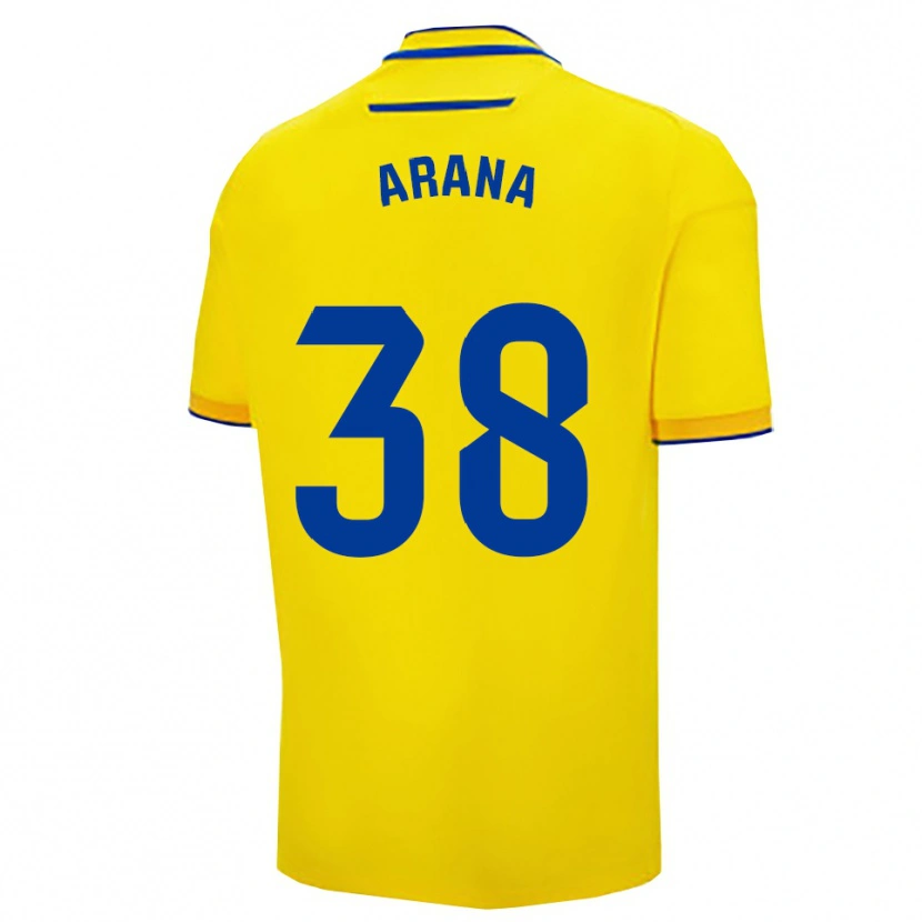 Danxen Damen Pablo Arana #38 Gelb Marine Heimtrikot Trikot 2025/26 T-Shirt Österreich