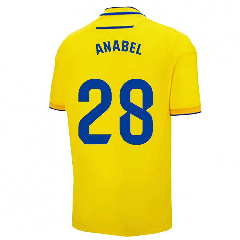 Danxen Damen Anabel Roman García #28 Gelb Marine Heimtrikot Trikot 2025/26 T-Shirt Österreich
