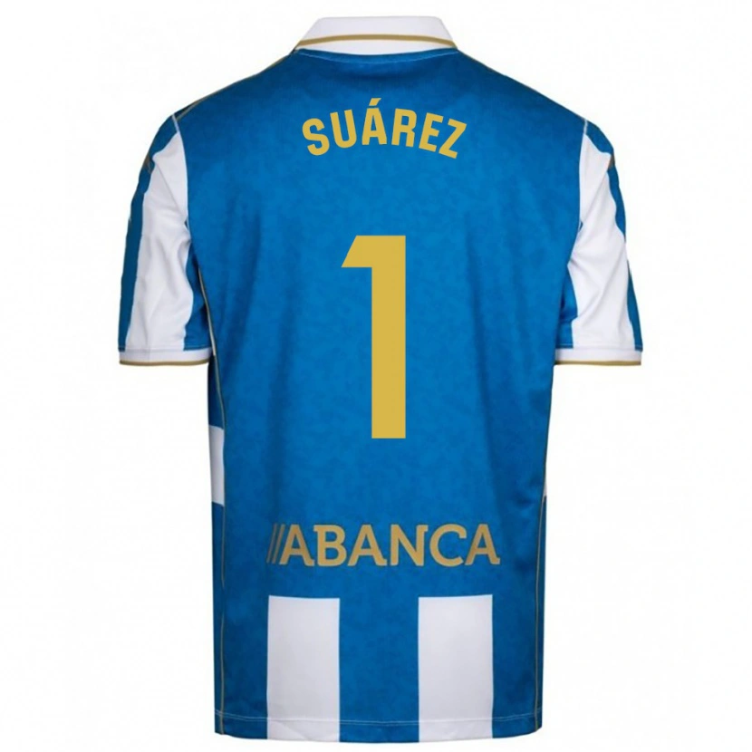 Danxen Damen Brais Suárez #1 Weiß Blau Heimtrikot Trikot 2025/26 T-Shirt Österreich