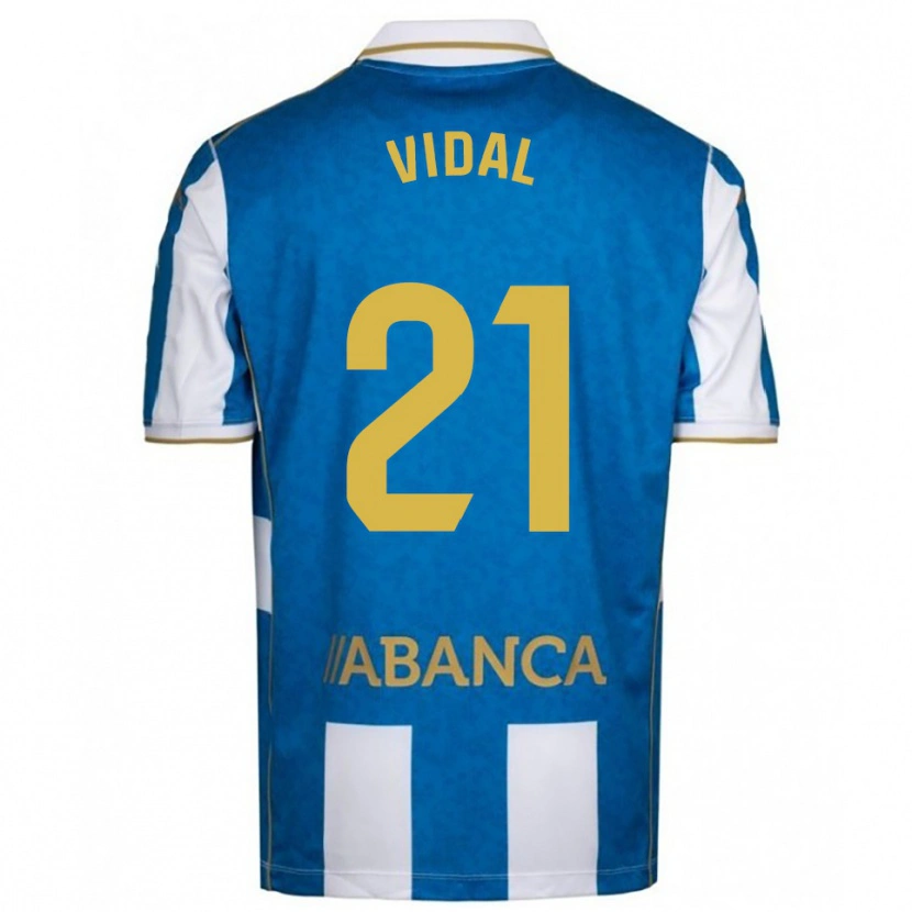Danxen Damen Iker Vidal #21 Weiß Blau Heimtrikot Trikot 2025/26 T-Shirt Österreich