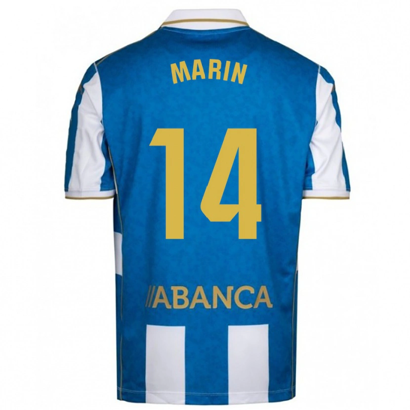 Danxen Damen Ainhoa Marín #14 Weiß Blau Heimtrikot Trikot 2025/26 T-Shirt Österreich