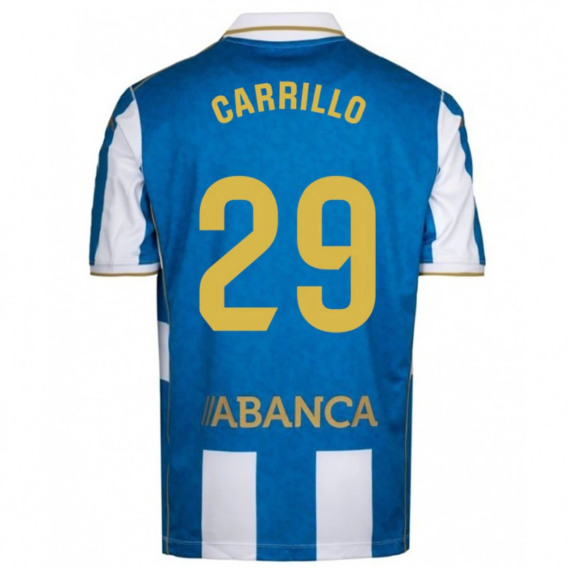 Danxen Damen Noé Carrillo #29 Weiß Blau Heimtrikot Trikot 2025/26 T-Shirt Österreich