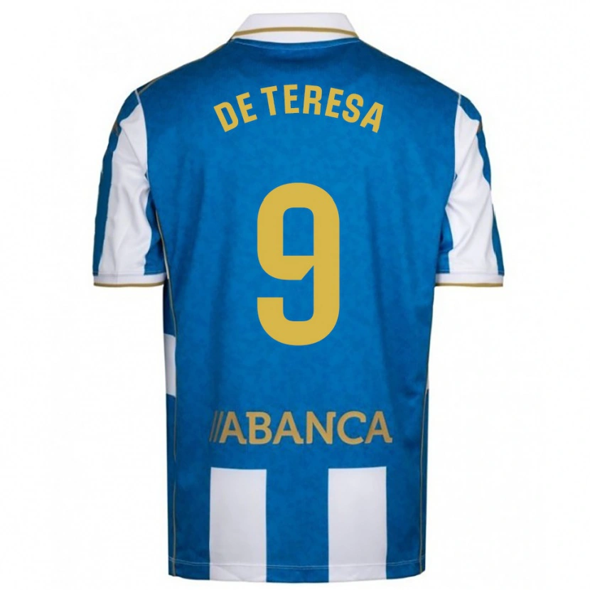 Danxen Damen Ana Lucía De Teresa #9 Weiß Blau Heimtrikot Trikot 2025/26 T-Shirt Österreich