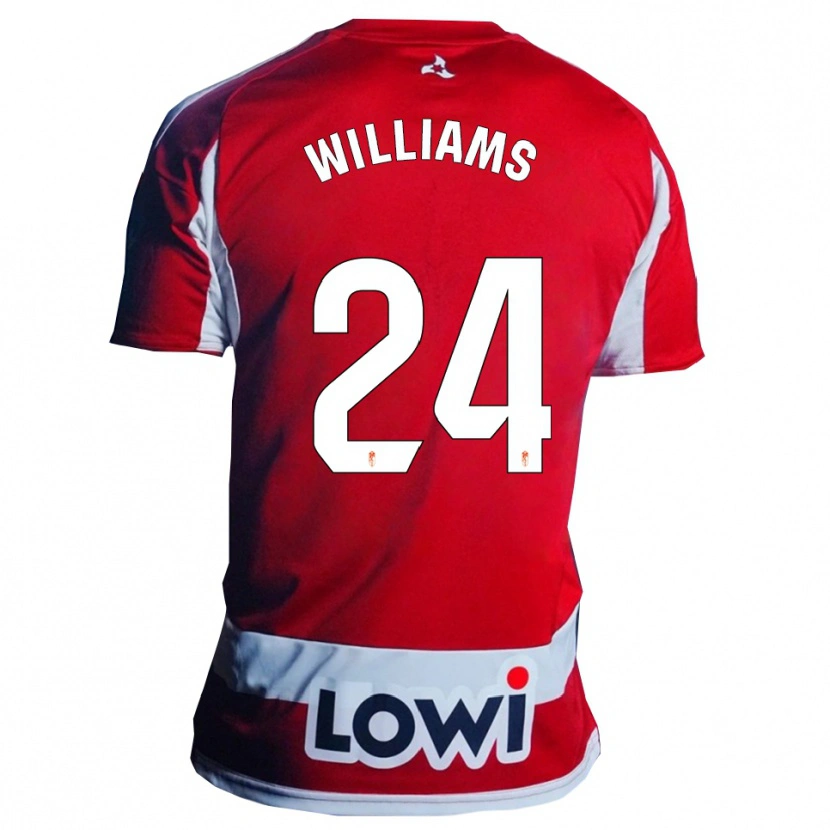 Danxen Damen Loïc Williams #24 Rot Weiß Heimtrikot Trikot 2025/26 T-Shirt Österreich