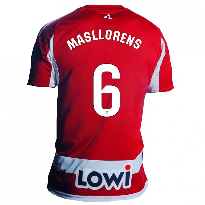 Danxen Damen José Masllorens #6 Rot Weiß Heimtrikot Trikot 2025/26 T-Shirt Österreich
