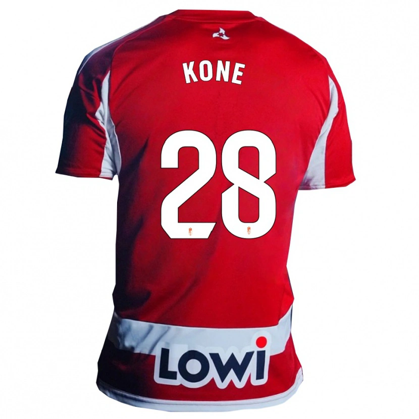 Danxen Damen Abdoulaye Kone #28 Rot Weiß Heimtrikot Trikot 2025/26 T-Shirt Österreich