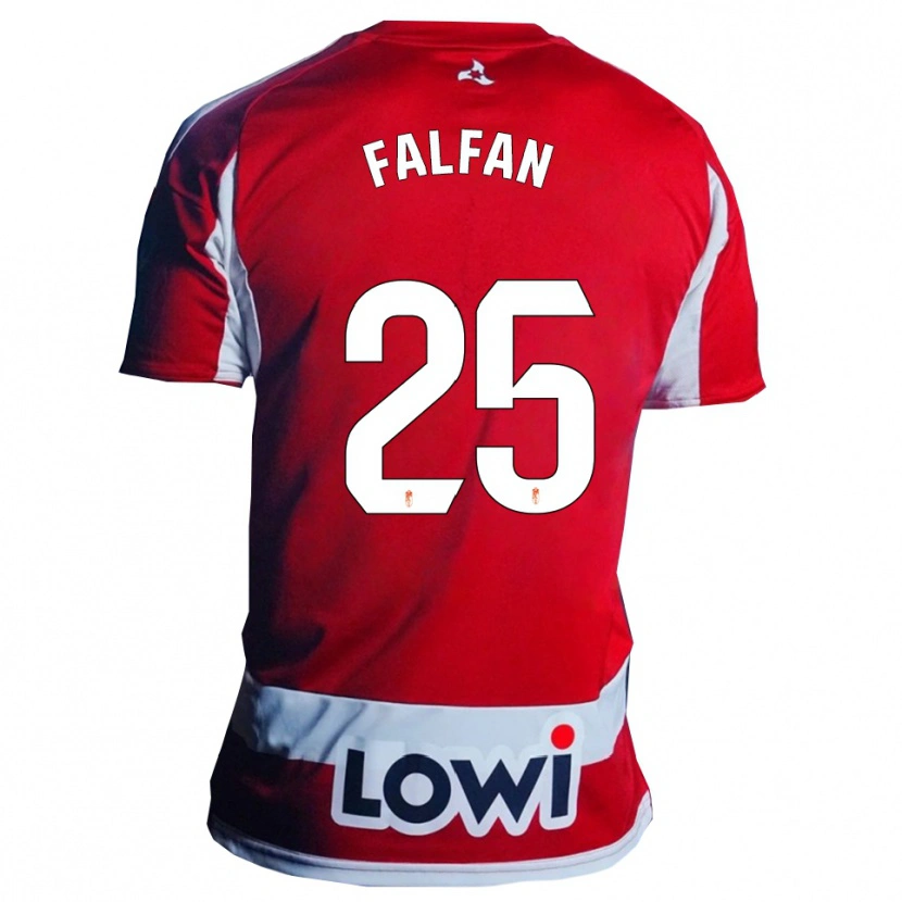 Danxen Damen Daiana Falfán #25 Rot Weiß Heimtrikot Trikot 2025/26 T-Shirt Österreich