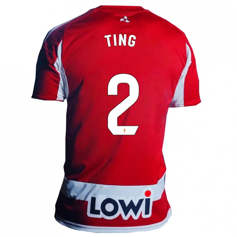 Danxen Damen Xie Ting #2 Rot Weiß Heimtrikot Trikot 2025/26 T-Shirt Österreich