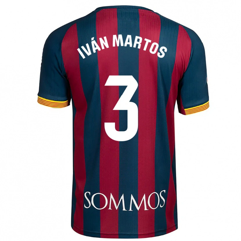 Danxen Damen Iván Martos #3 Marineblau Rot Heimtrikot Trikot 2025/26 T-Shirt Österreich
