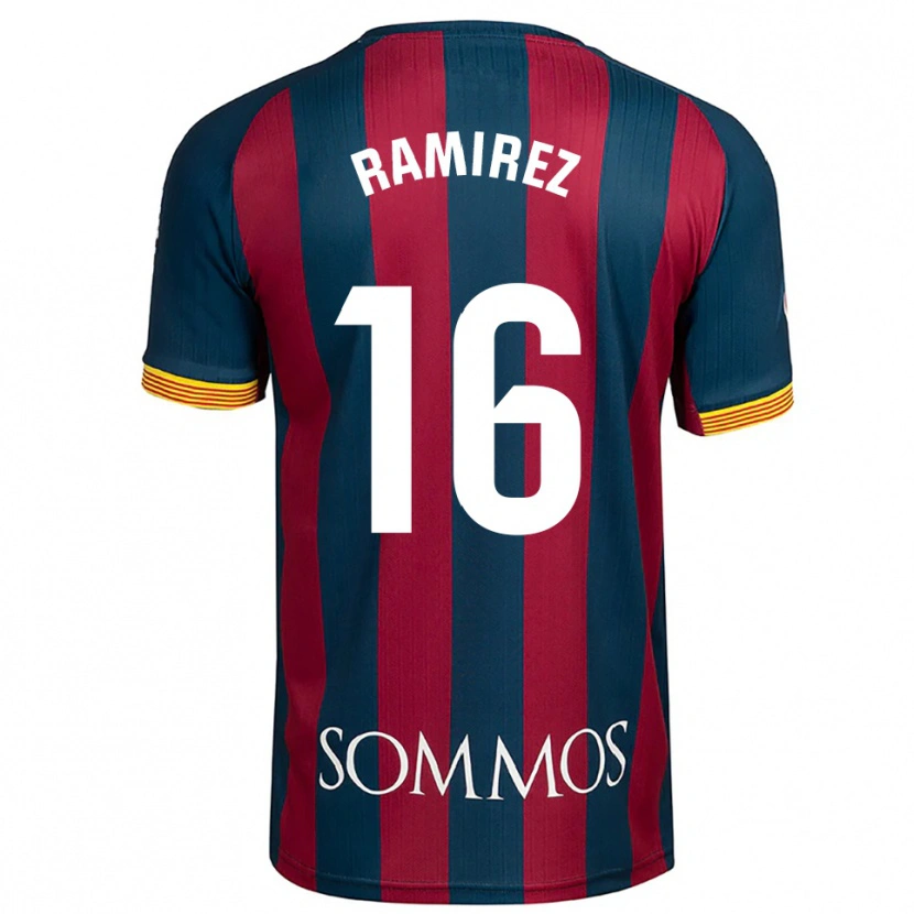 Danxen Damen Vanesa Ramírez #16 Marineblau Rot Heimtrikot Trikot 2025/26 T-Shirt Österreich