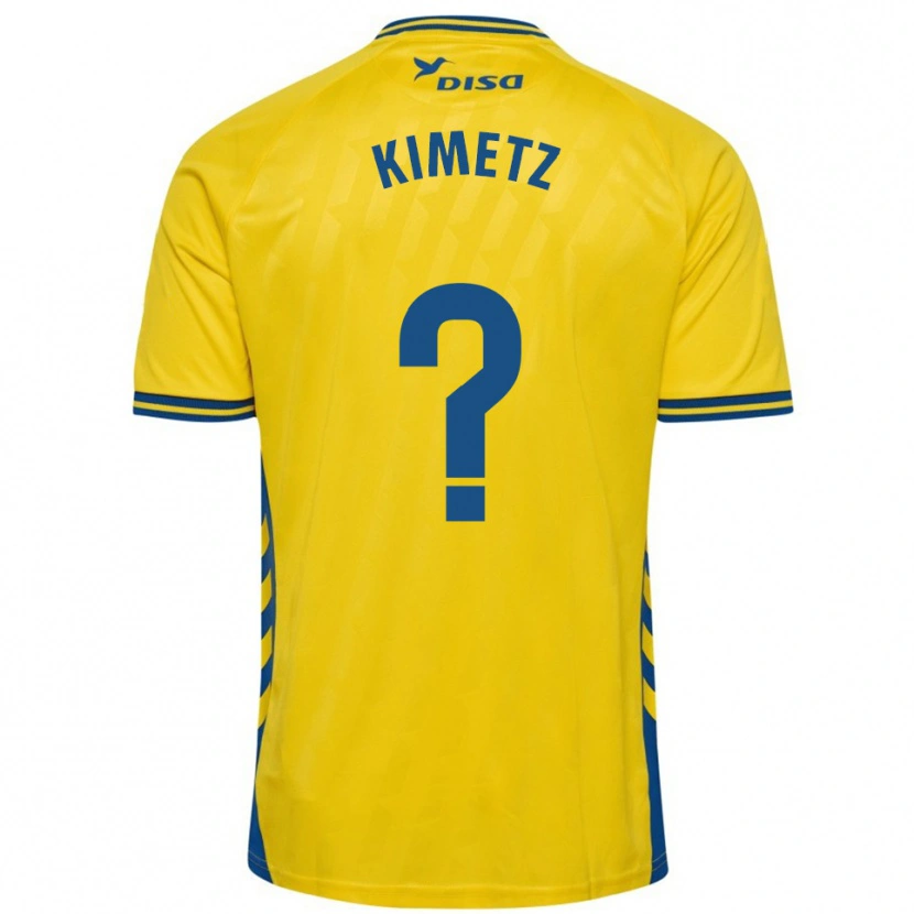 Danxen Damen Kimetz García #0 Gelb Blau Heimtrikot Trikot 2025/26 T-Shirt Österreich
