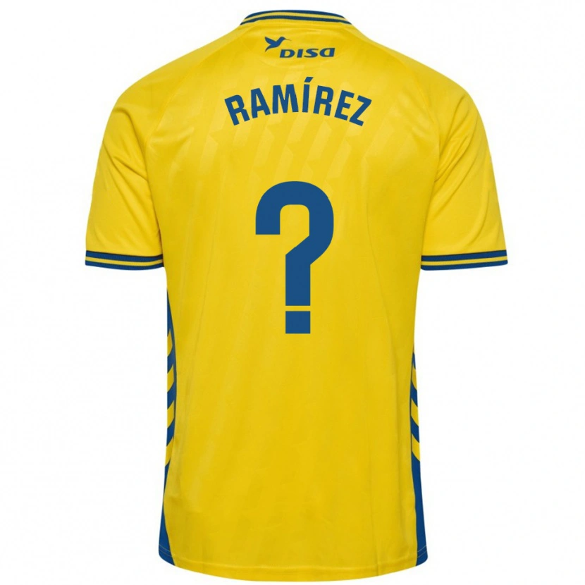 Danxen Damen Daniel Ramírez #0 Gelb Blau Heimtrikot Trikot 2025/26 T-Shirt Österreich